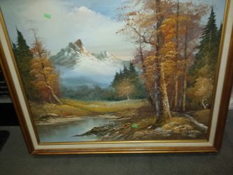 G. Whitman oil on canvas