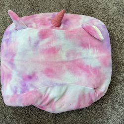 Pink And Purple Unicorn Pillow 
