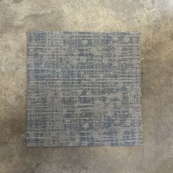 24” x 24” Blue Carpet Tile