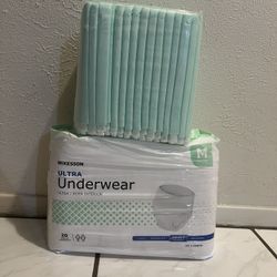 MSKESSON ULTRA Underwear Medium With Free Liner  LOT