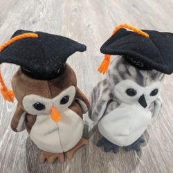 TY beanie babies -wise & -wiser