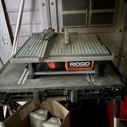 Ridgid 7” Tile Saw
