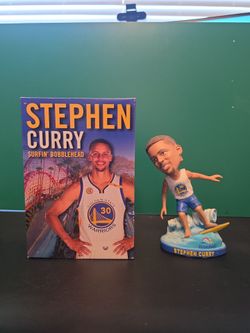 Stephen Curry Golden State Warriors Surfin' Bobblehead Box
