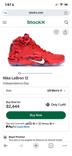 Nike LeBron 12 Independence Day