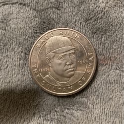 Babe Ruth-Sultan of Swat 1 Dollar Coin 