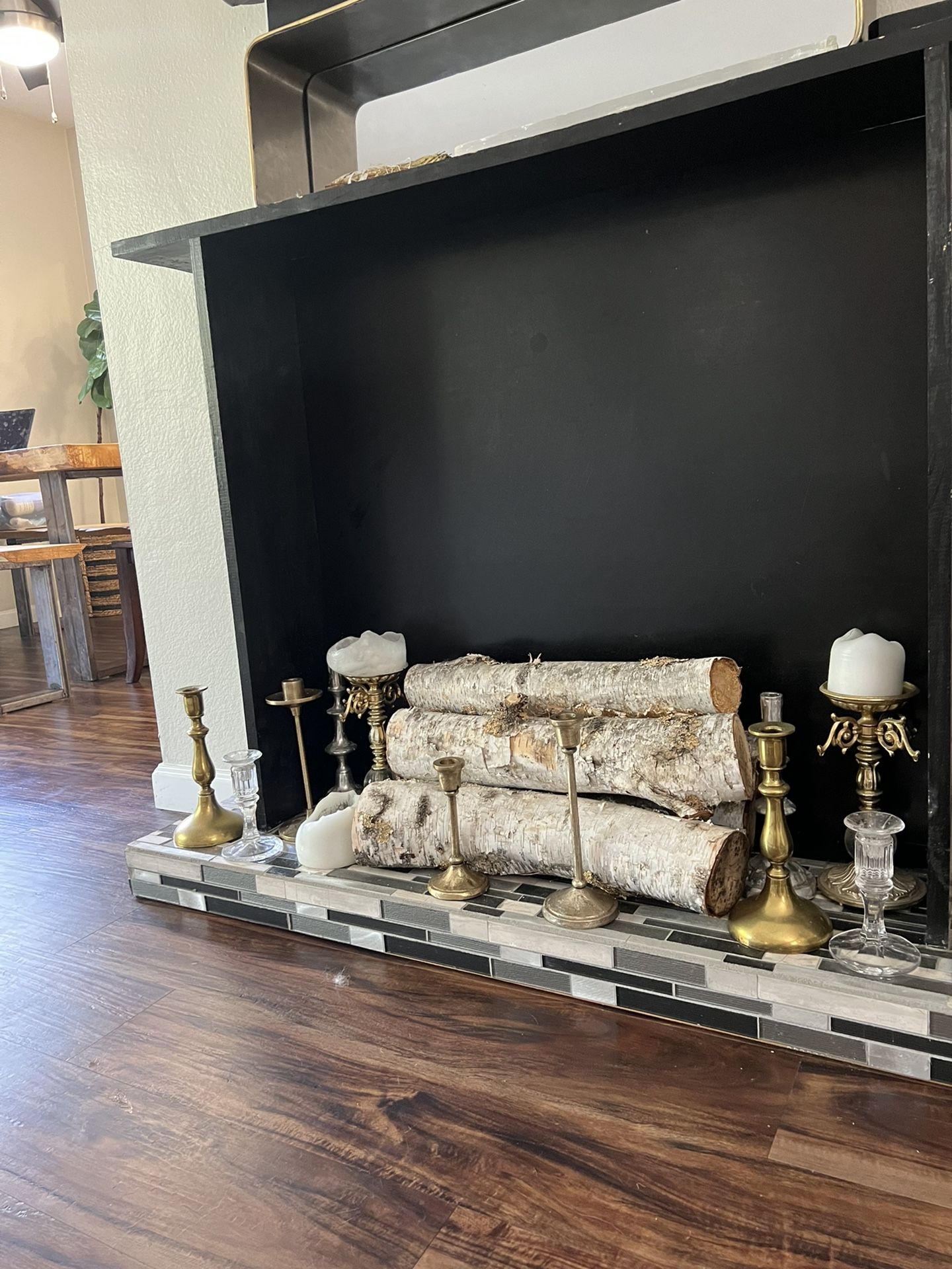 Faux Fireplace