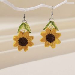 Sunflower Earrings 
