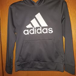 Boys Size 10/12, Adidas Hooded Sweatshirt 