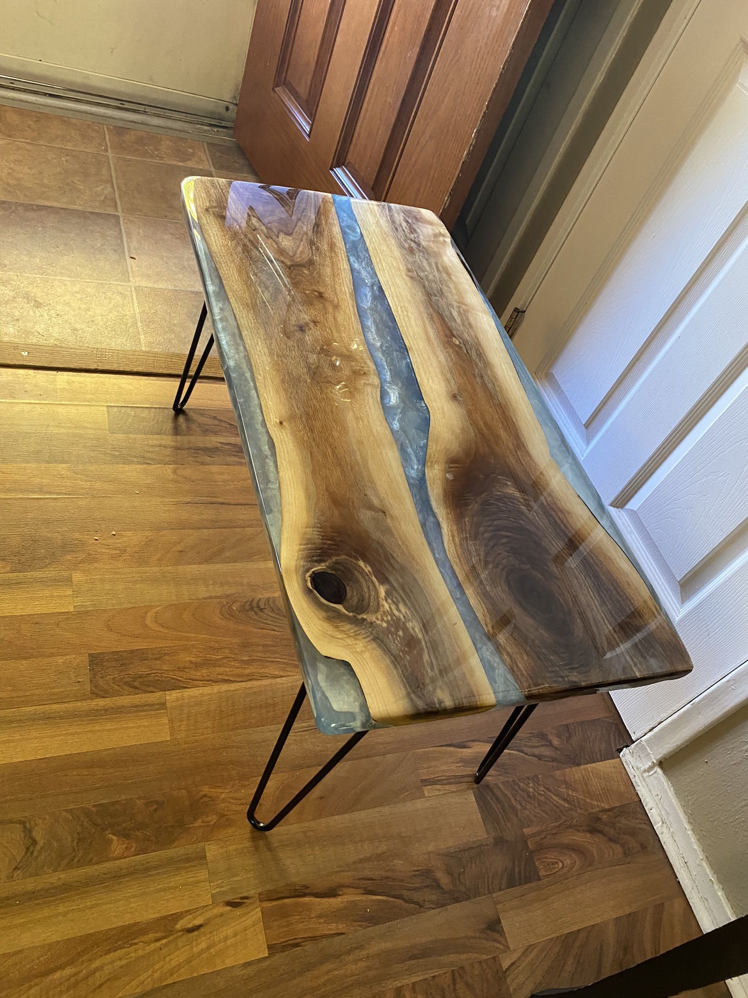 Black Walnut Epoxy River Table