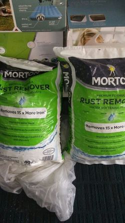 Premium formula rust remover water softening