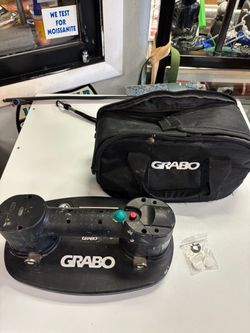GRABO Electric Vacuum Lifter 265 lb / 120 kg – Heavy Duty Suction Lifter with Carrying Case