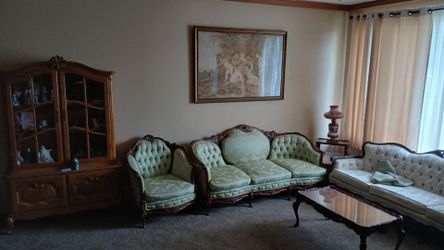 Vintage Couch and matching Chair