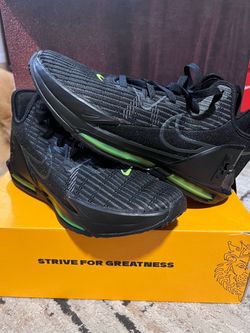 Nike LeBron Basketball Sneakers Black Green