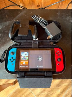 Nintendo Switch With Charger