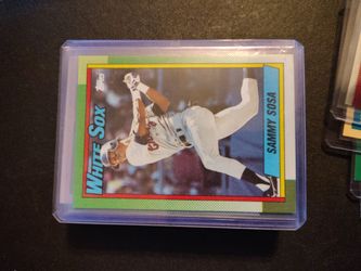 1990 Topps baseball wrong D.O.B Sammy sosa