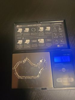 10K White Gold Figuro Bracelet