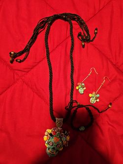 Dia de los muertos necklace set