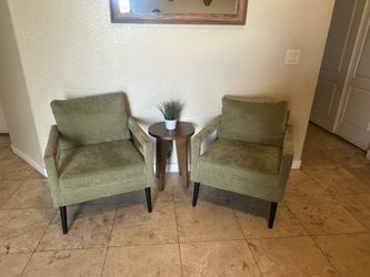 Arm chairs  both