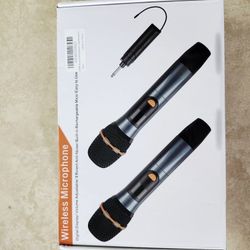 Wireless Microphones, UHF Metal Rechargeable Wireless Dynamic Mic System.