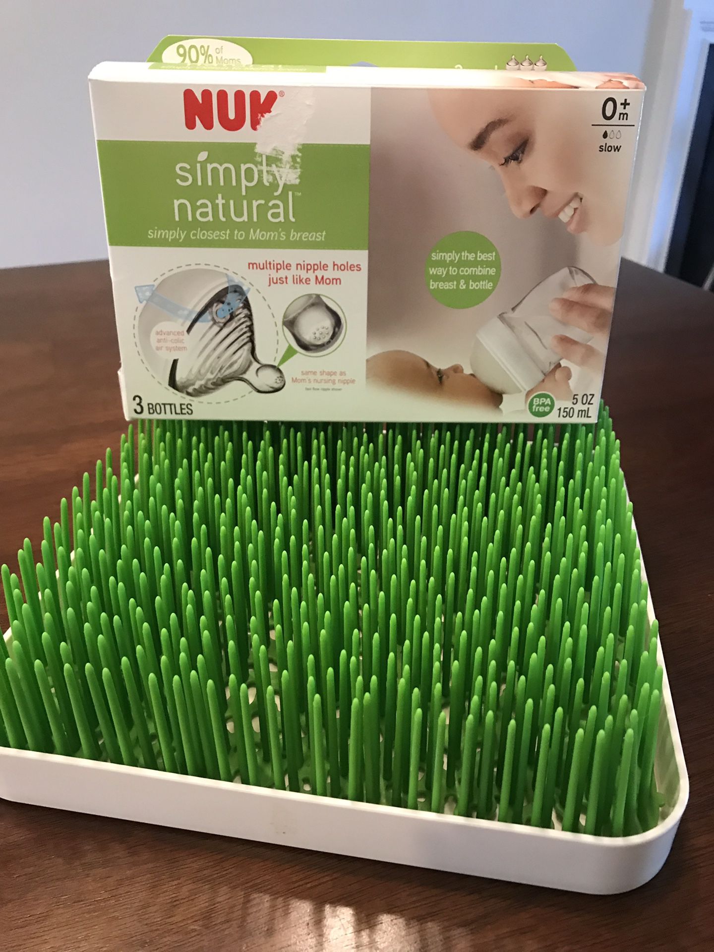 Boon Grass Drying Rack and New Nuk Bottles (3)