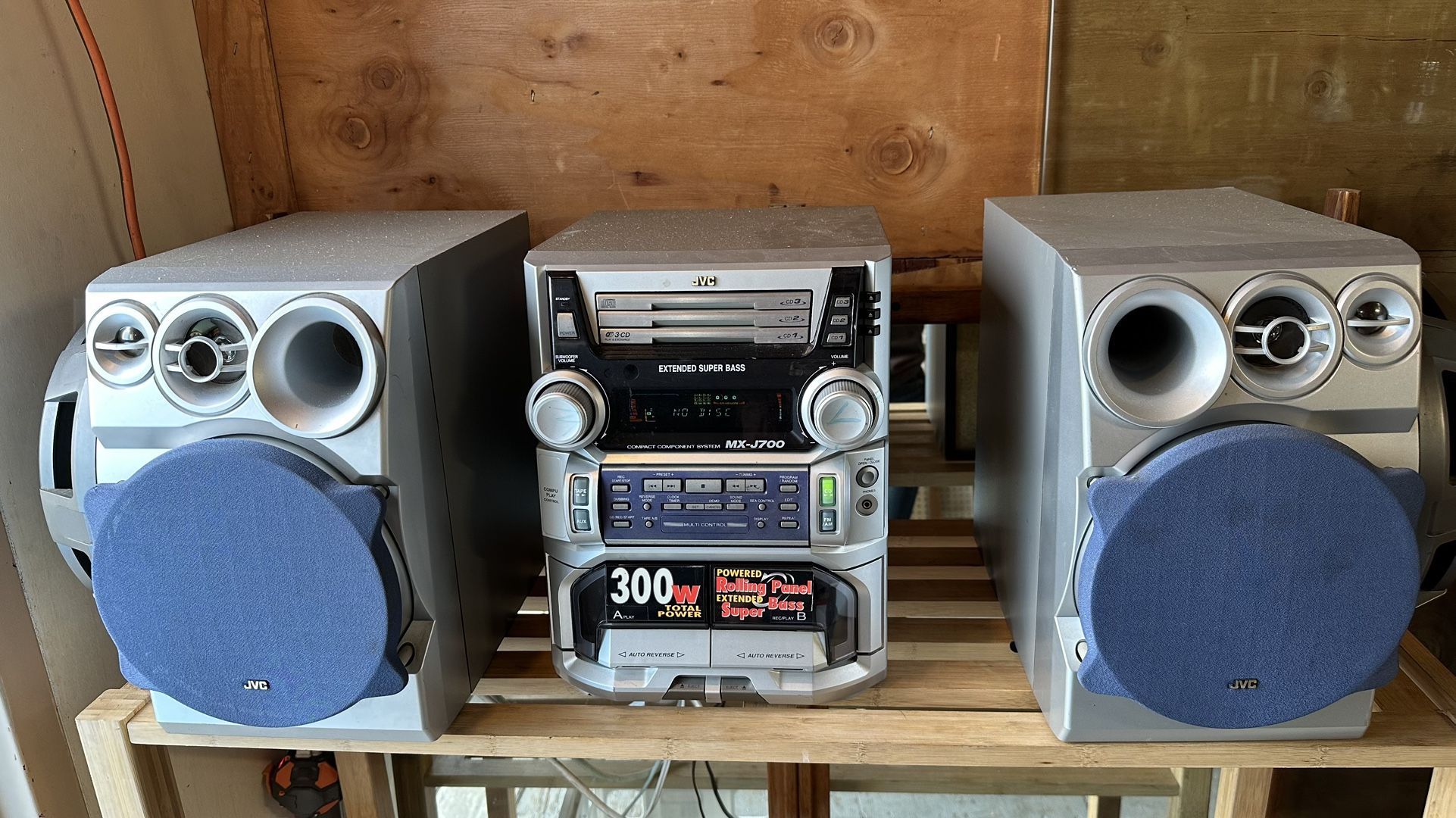 90s/2000s JVC Stereo CD/Cassette/Radio