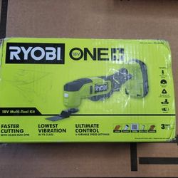 FREE BONUS BATTERY & BLADES! NEW RYOBI ONE+ 18V Oscillating Multi-Tool Kit W/ 2Ah Battery & Charger