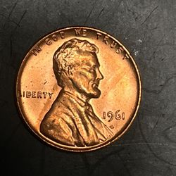 1964 Lincoln Penny No Mint Mark Double Die