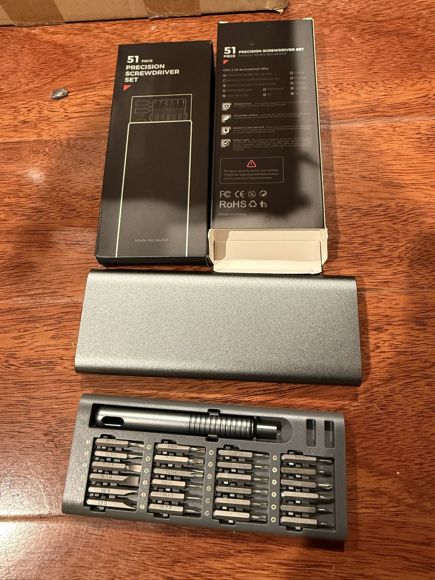 screwdriver For 51 in 1 portable screwdriver set with 48 magnetic drill bits repair tools