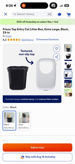 Litter box Used