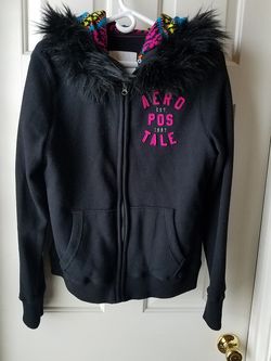 Used Aeropostale Jacket Sweater With Hoodie XLarge