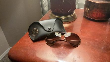 RayBan Gold Aviators
