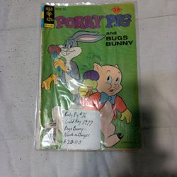 Porky Pig And Bugs Bunny #76 1977. Cartoon Comics 