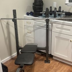 Weight Bench And Weights