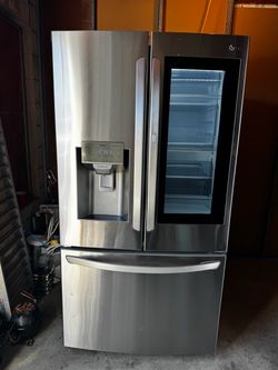 LG French Doors stainless steel refrigerator