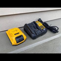 DeWalt Battery and New Charger Good Working Condition