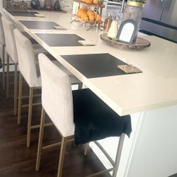 Counter Chairs Stools  Velvet 