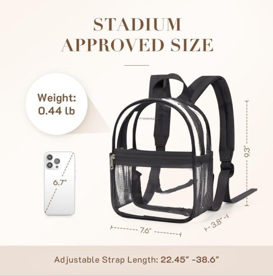 Clear Mini Backpack