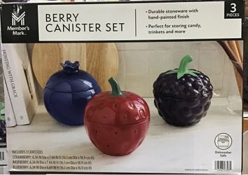 Berry Canister Set 3pc