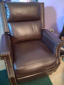 Nailhead Rocker Swivel Recliner