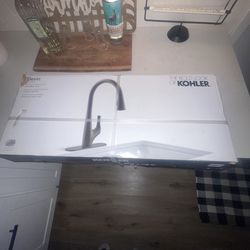 Kohler black Faucet New