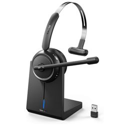 Wireless Headset With Microphone With Charging Base