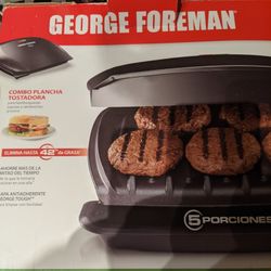 GEORGE FORMAN 2 In 1 Grill And Panini Maker