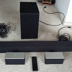 VIZIO SB36512-F6 36" 5.1.2-Channel Soundbar System bluetooth and remote control subwoofer