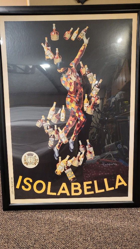Isolabella Vintage Liquor Poster