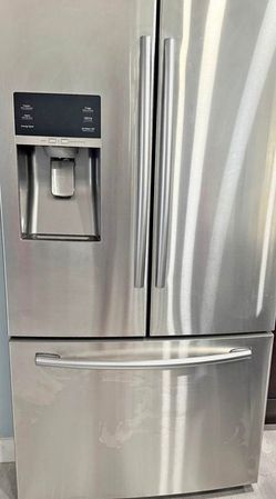 Stainless steel fridge