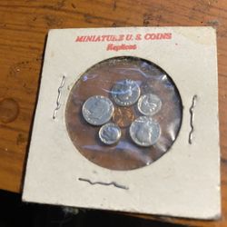 Vintage Miniature US Coins