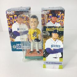 Root Sports - 2012 - Felix Hernandez (x2) $15  Each - 2012 Ichiro (x2) - $30  Each - Bobble heads - YOU PICK