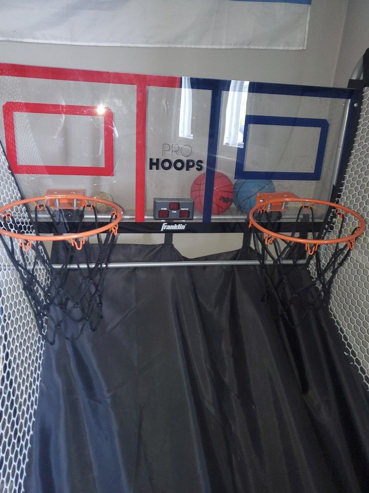 Basketball Hoop. Double Hoops.