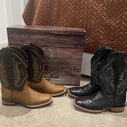 Black And Brown Boots