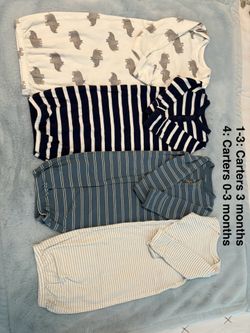 0-3 Months Baby Boy Clothes- $1, $2, & $3